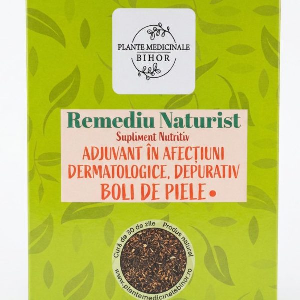 REMEDIU NATURIST ADJUVANT ÎN AFECȚIUNI DERMATOLOGICE, DEPURATIV BOLI DE PIELE