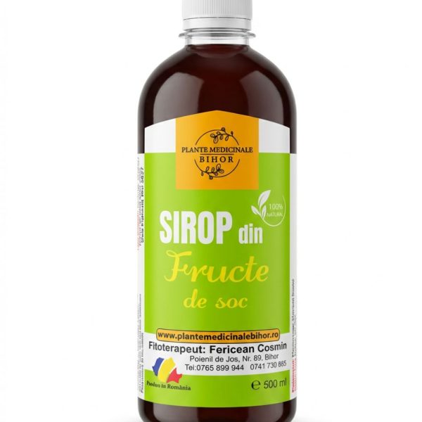 Sirop din fructe de soc